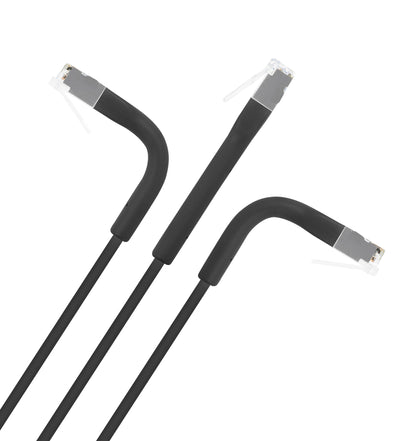 Cat6a F/FTP FlexiBoot Slim Network Patch Cable, 1 m, Black Image 5