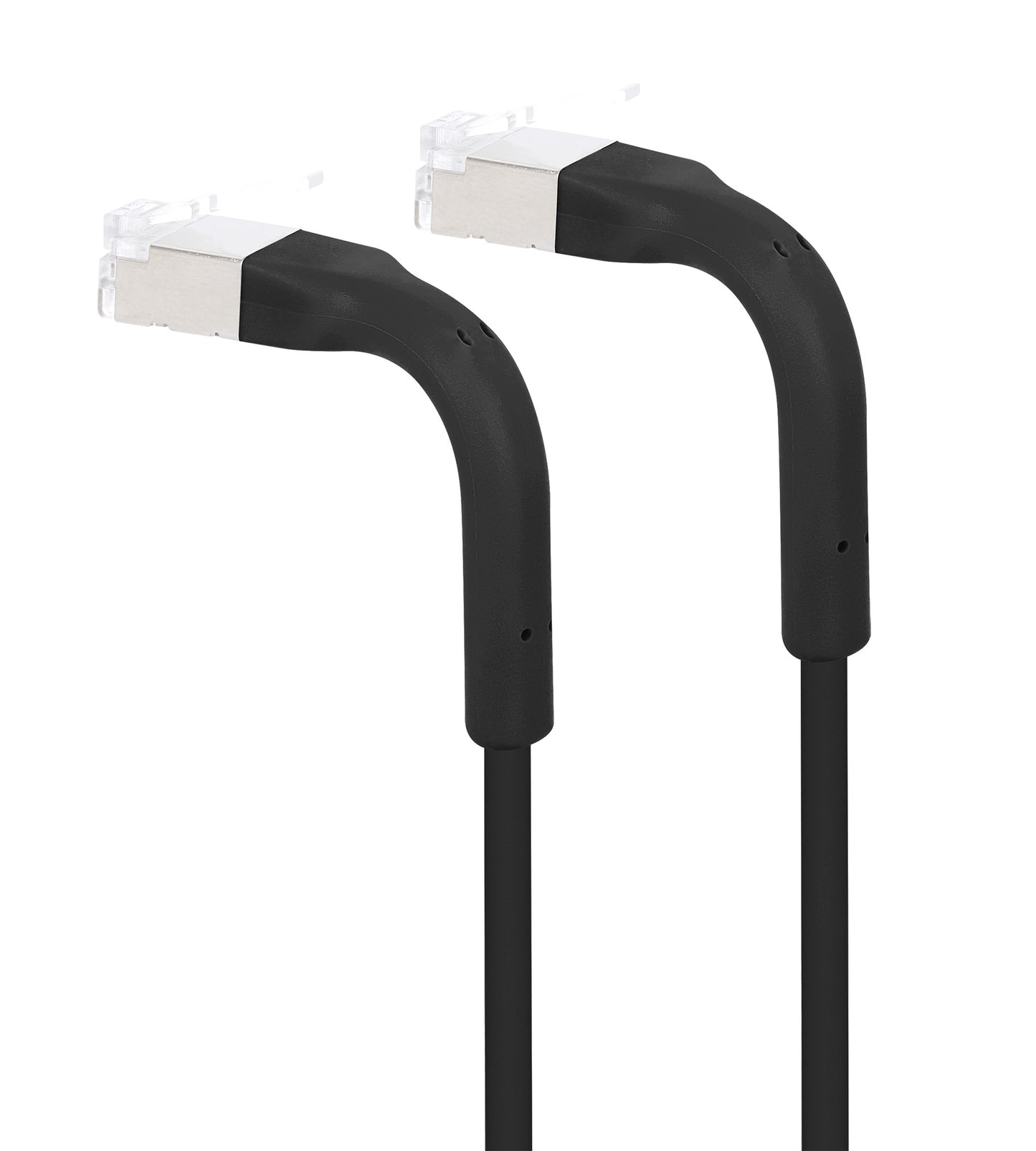 Cat6a F/FTP FlexiBoot Slim Network Patch Cable, 2 m, Black Image 6