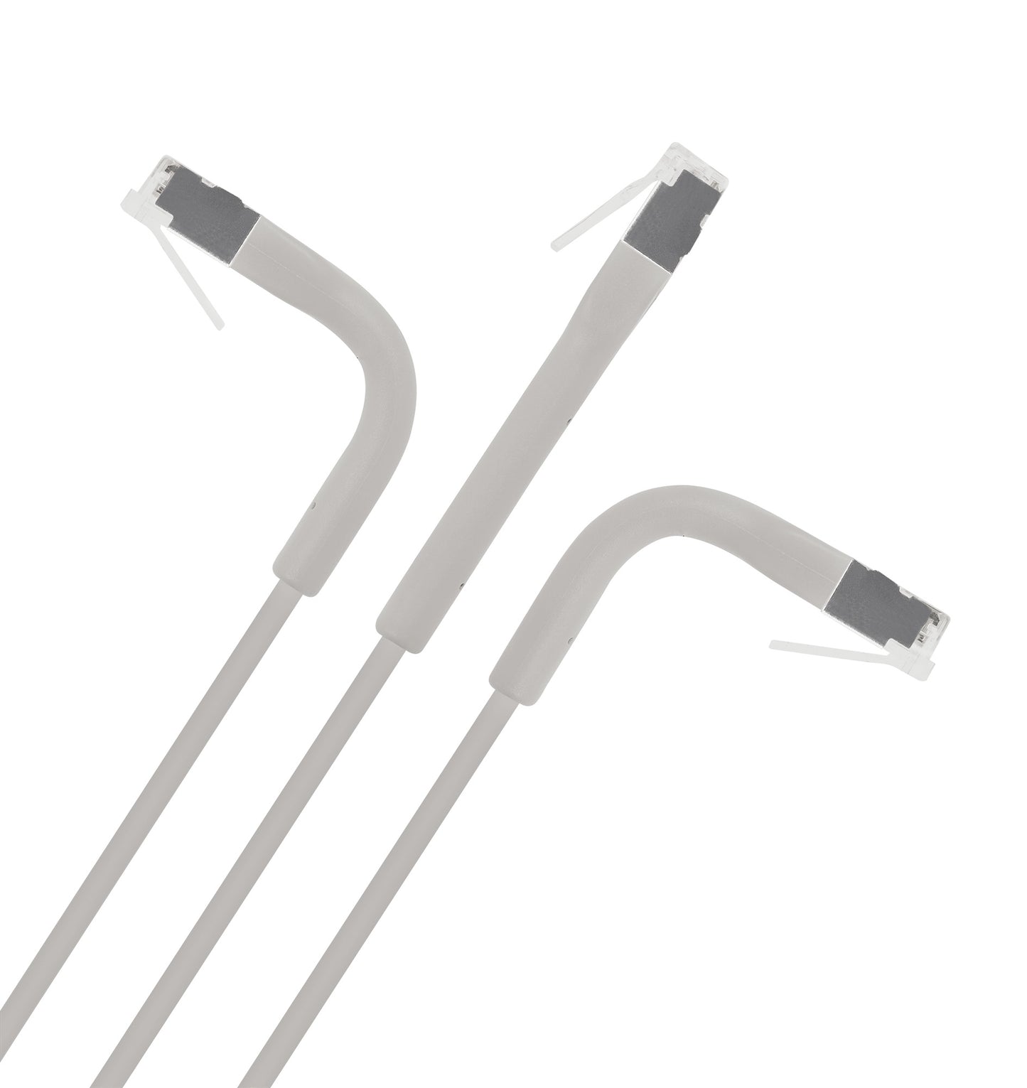 Cat6a F/FTP FlexiBoot Slim Network Patch Cable, 0.3 m, Gray Image 5
