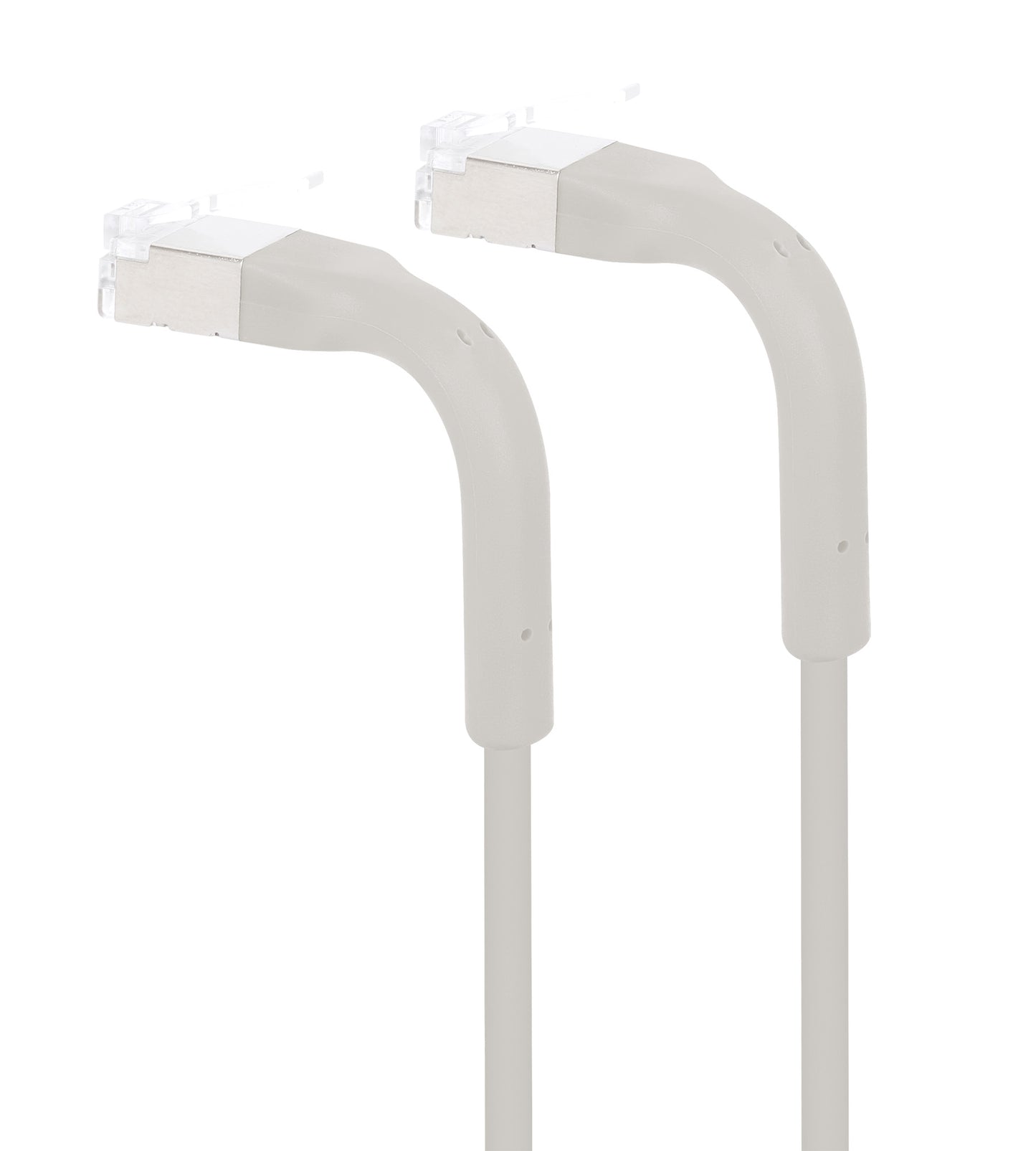 Cat6a F/FTP FlexiBoot Slim Network Patch Cable, 1 m, Gray Image 6