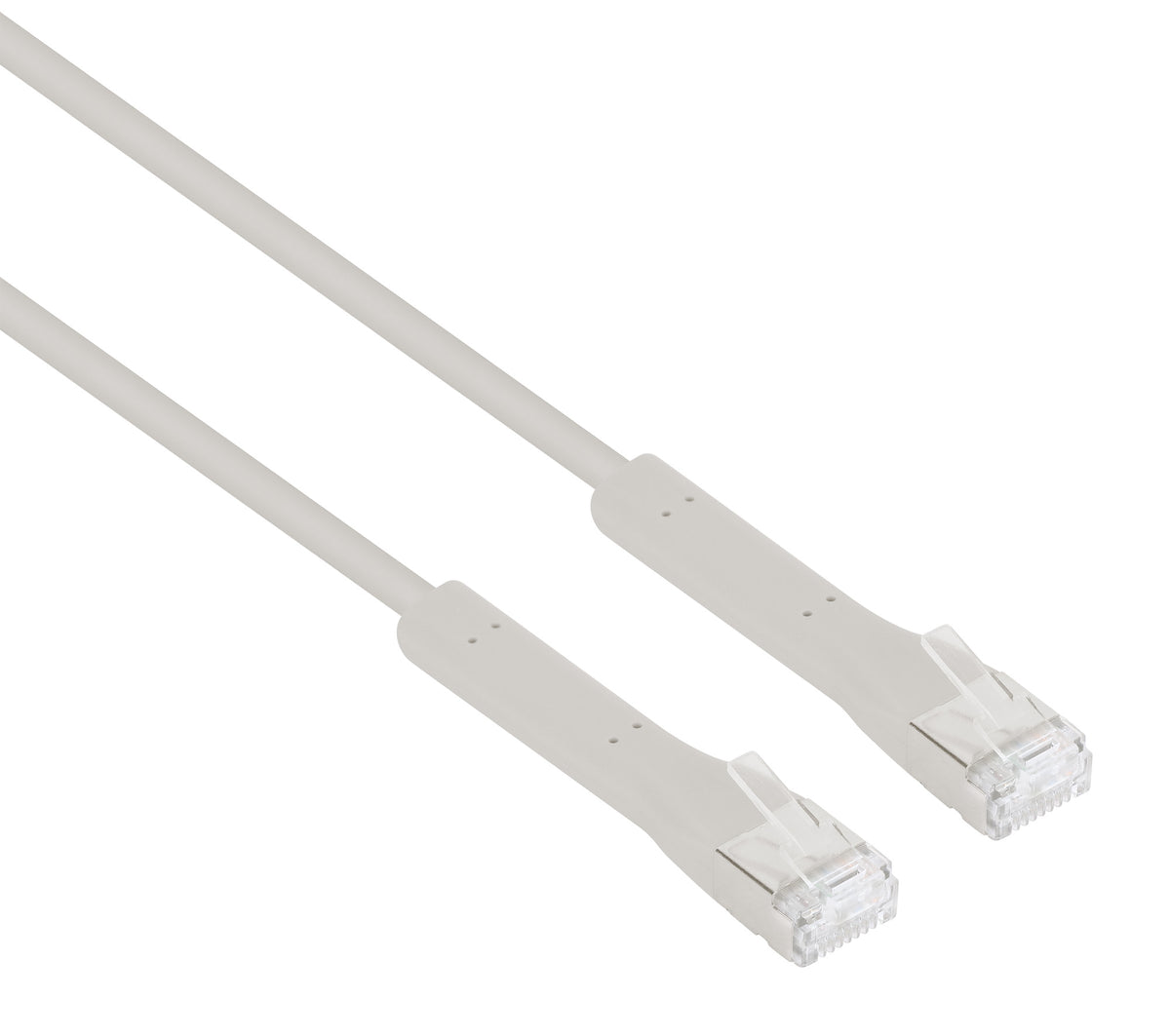 Cat6a F/FTP FlexiBoot Slim Network Patch Cable, 2 m, Gray Image 2