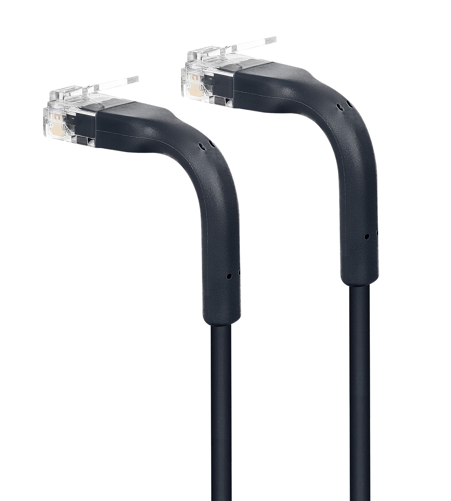 Cat6 U/UTP FlexiBoot Slim Network Patch Cable, 1 ft., Black, 10-Pack Image 8