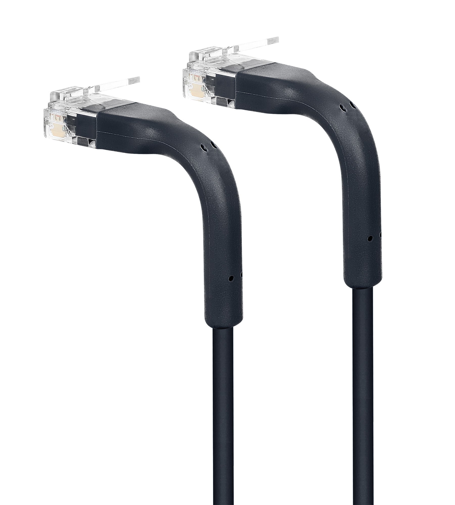 Cat6 U/UTP FlexiBoot Slim Network Patch Cable, 1 ft., Black, 10-Pack Image 8