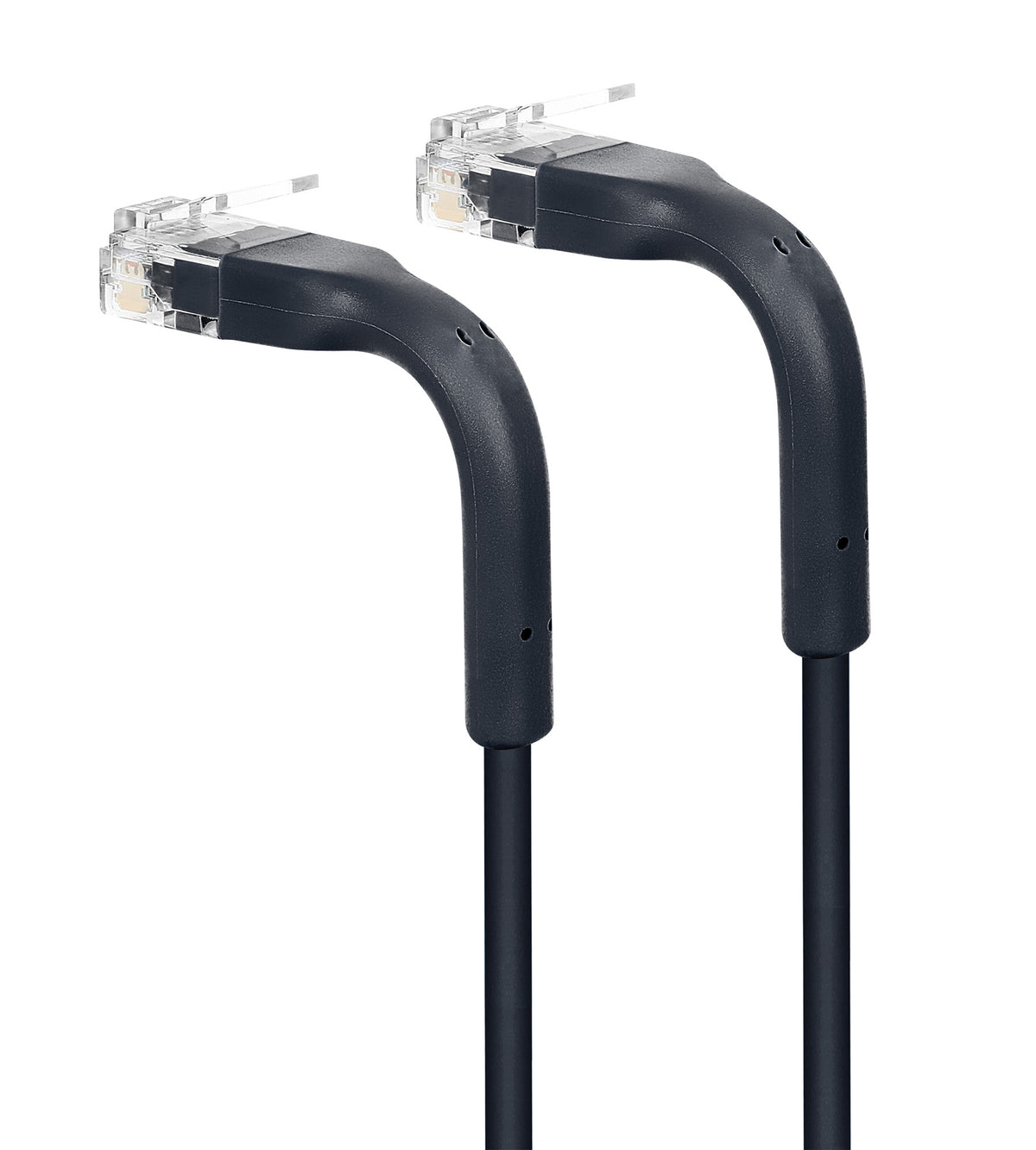 Cat6 U/UTP FlexiBoot Slim Network Patch Cable, 1 ft., Black, 10-Pack Image 8
