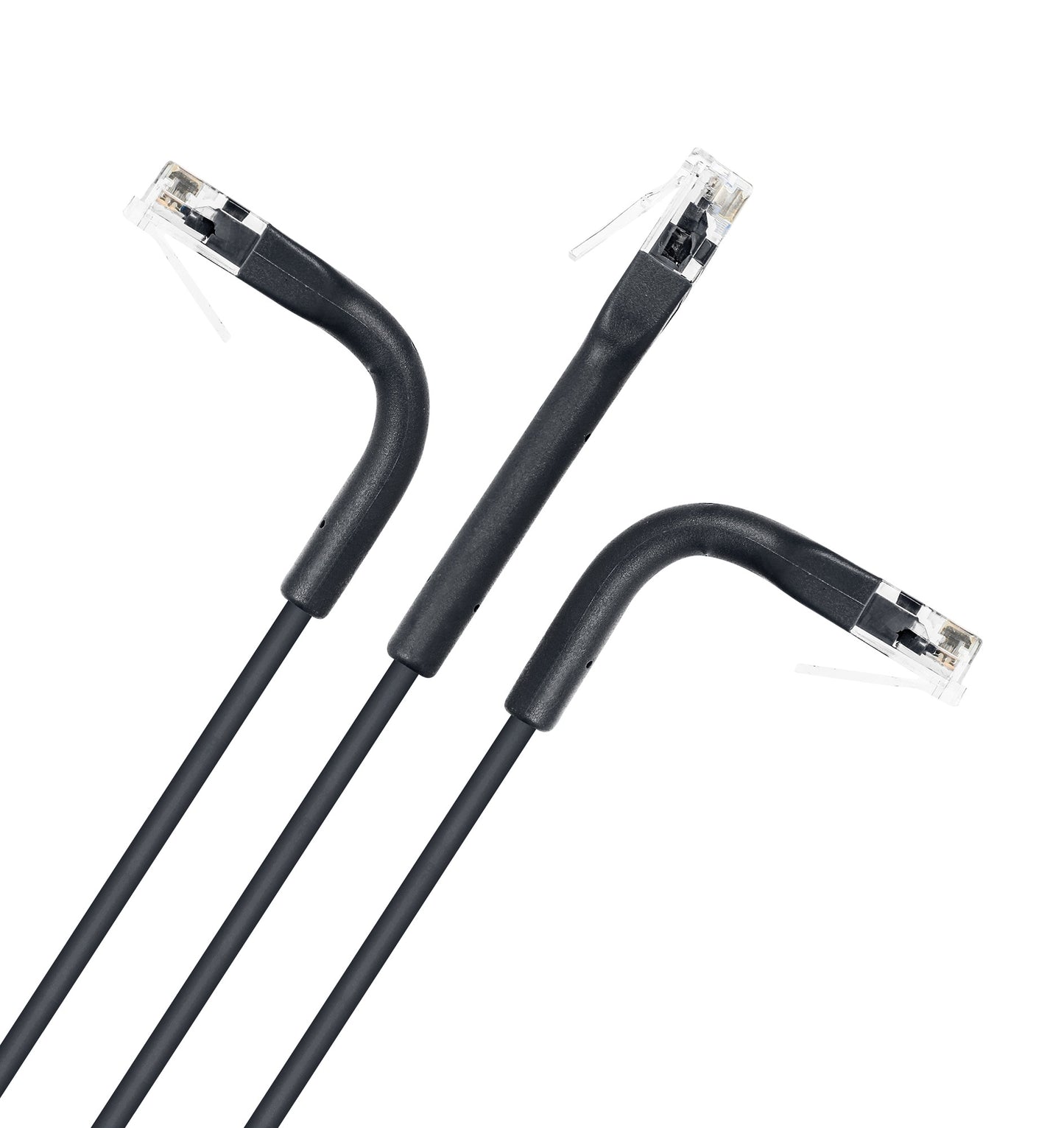 Cat6 U/UTP FlexiBoot Slim Network Patch Cable, 7 ft., Black, 10-Pack Image 7