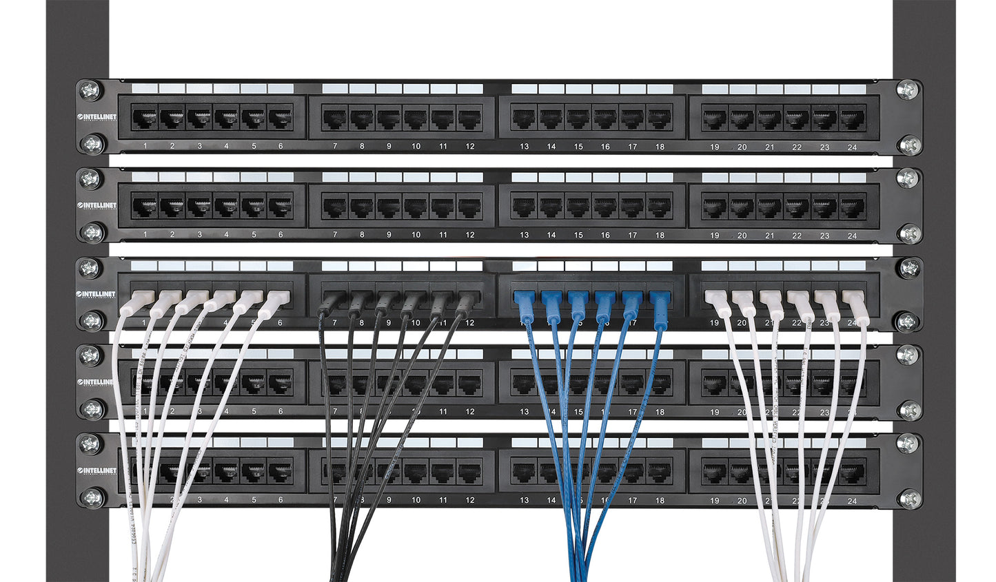 Cat6 U/UTP FlexiBoot Slim Network Patch Cable, 1 ft., Blue, 10-Pack Image 10