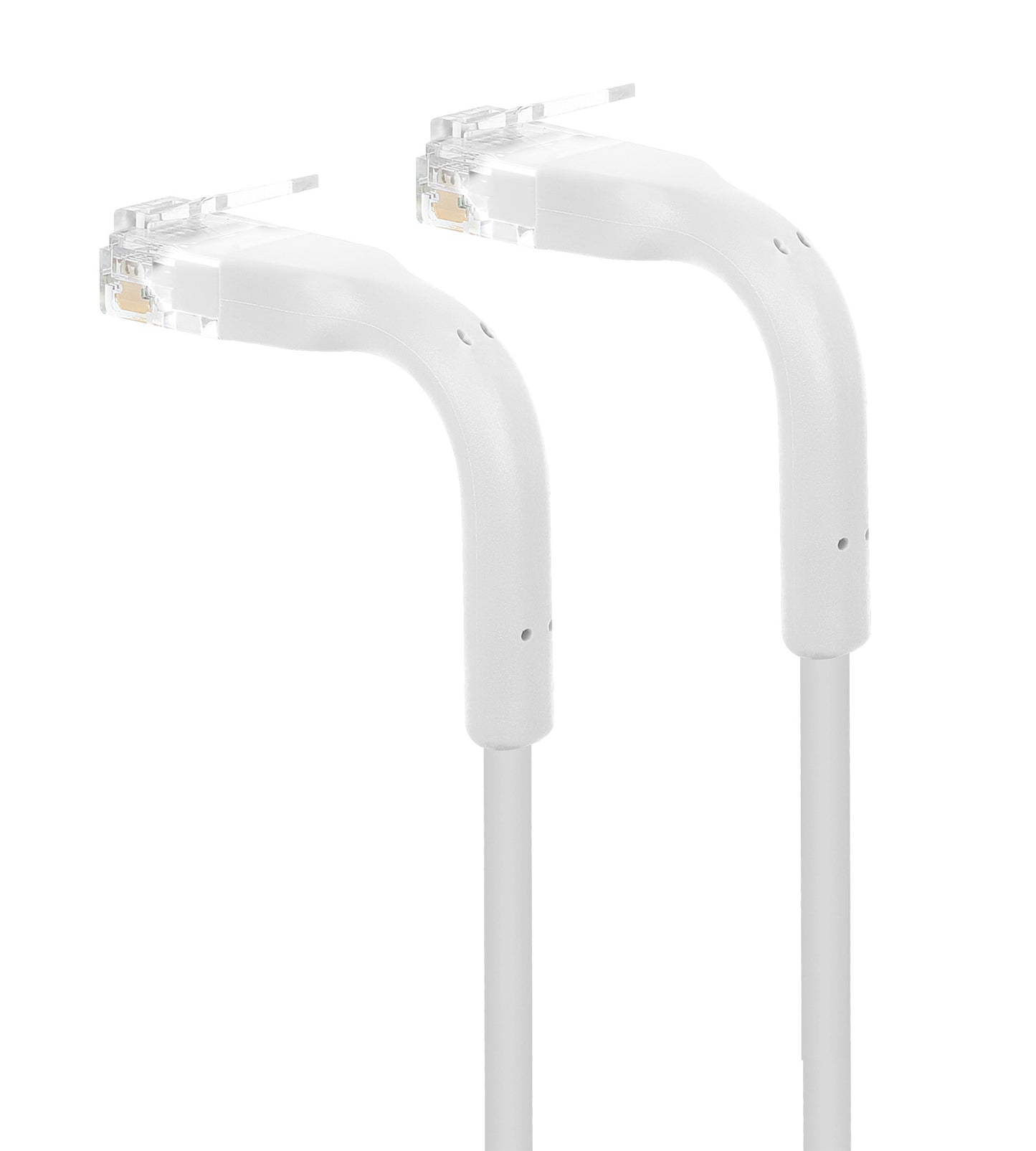 Cat6 U/UTP FlexiBoot Slim Network Patch Cable, 1 ft., White, 10-Pack Image 8