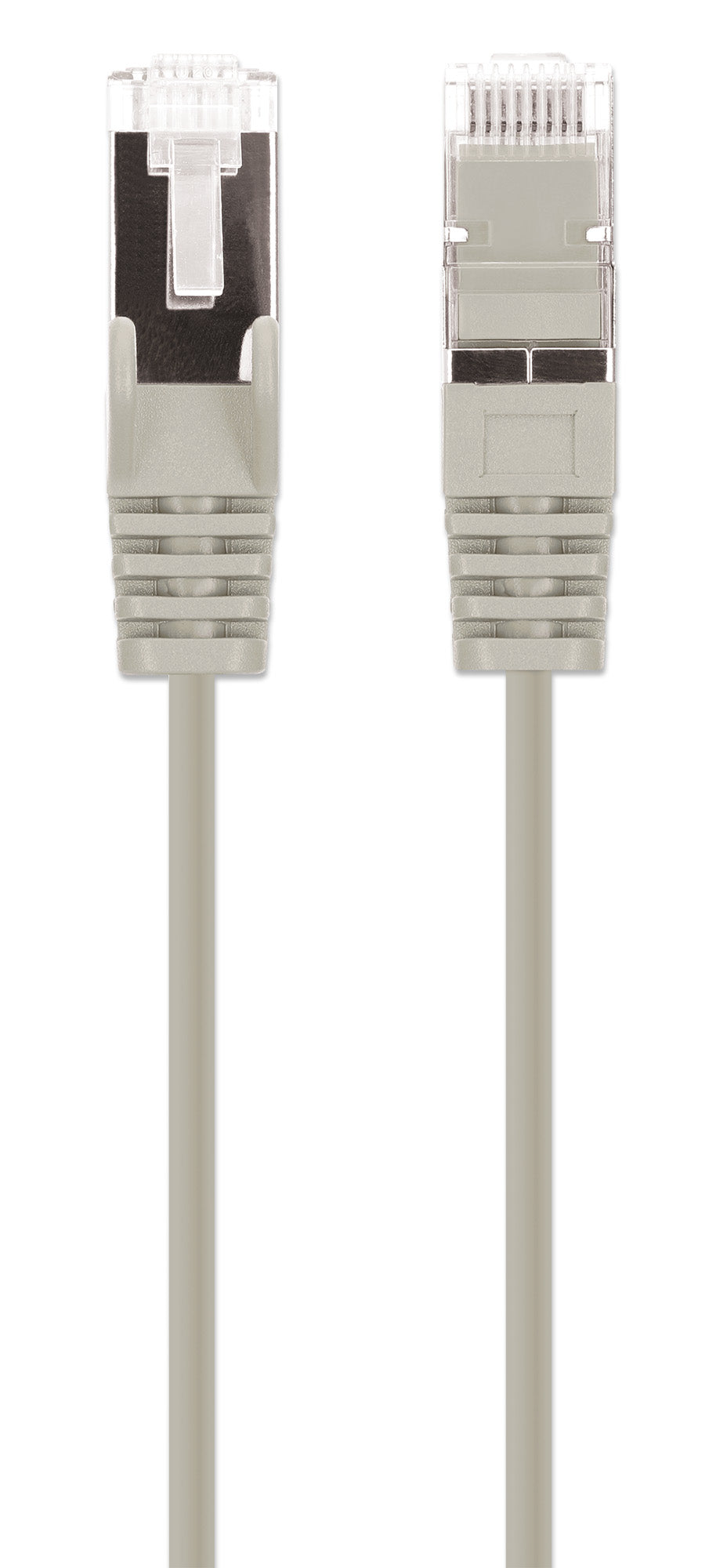 Cat8.1 U/FTP Slim Network Patch Cable, 1.5 ft., Gray, 10-Pack Image 4