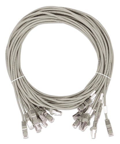 Cat8.1 U/FTP Slim Network Patch Cable, 5 ft., Gray, 10-Pack Image 7
