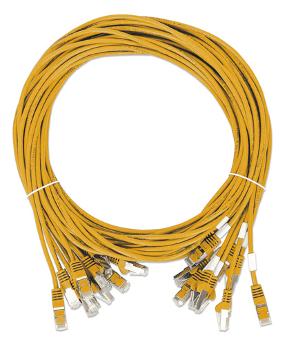 Cat8.1 U/FTP Slim Network Patch Cable, 3 ft., Yellow, 10-Pack Image 7