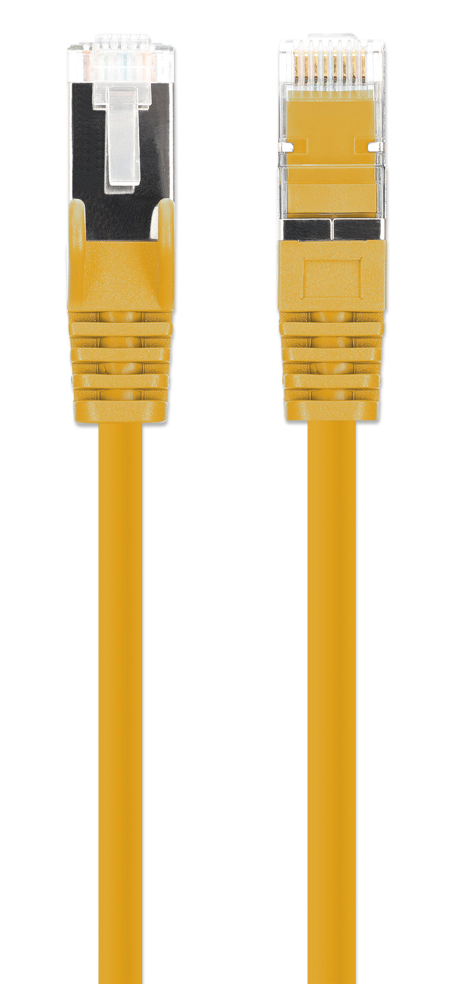 Cat8.1 U/FTP Slim Network Patch Cable, 7 ft., Yellow, 10-Pack Image 4