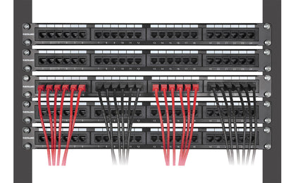 Cat8.1 U/FTP Slim Network Patch Cable, 3 ft., Red, 10-Pack Image 6