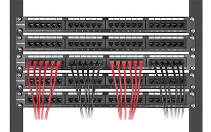 Cat8.1 U/FTP Slim Network Patch Cable, 10 ft., Red, 10-Pack Image 6