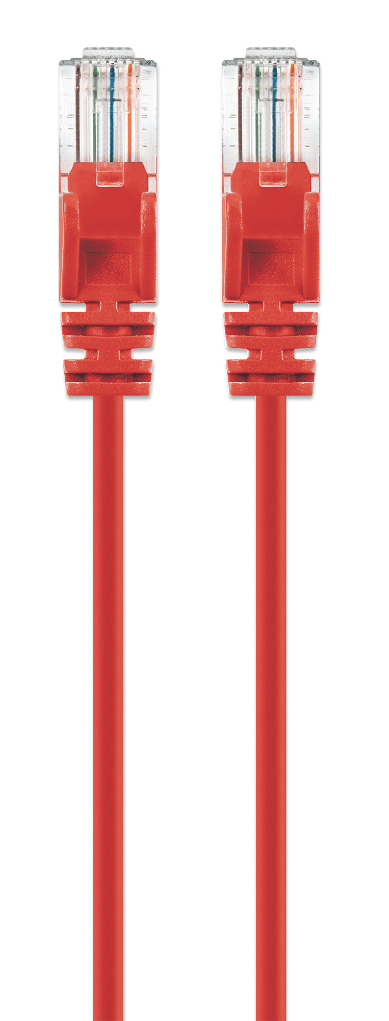 Cat6 U/UTP Slim Network Patch Cable, 0.5 ft., Red Image 4