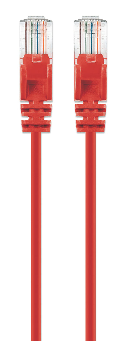 Cat6 U/UTP Slim Network Patch Cable, 0.5 ft., Red Image 4