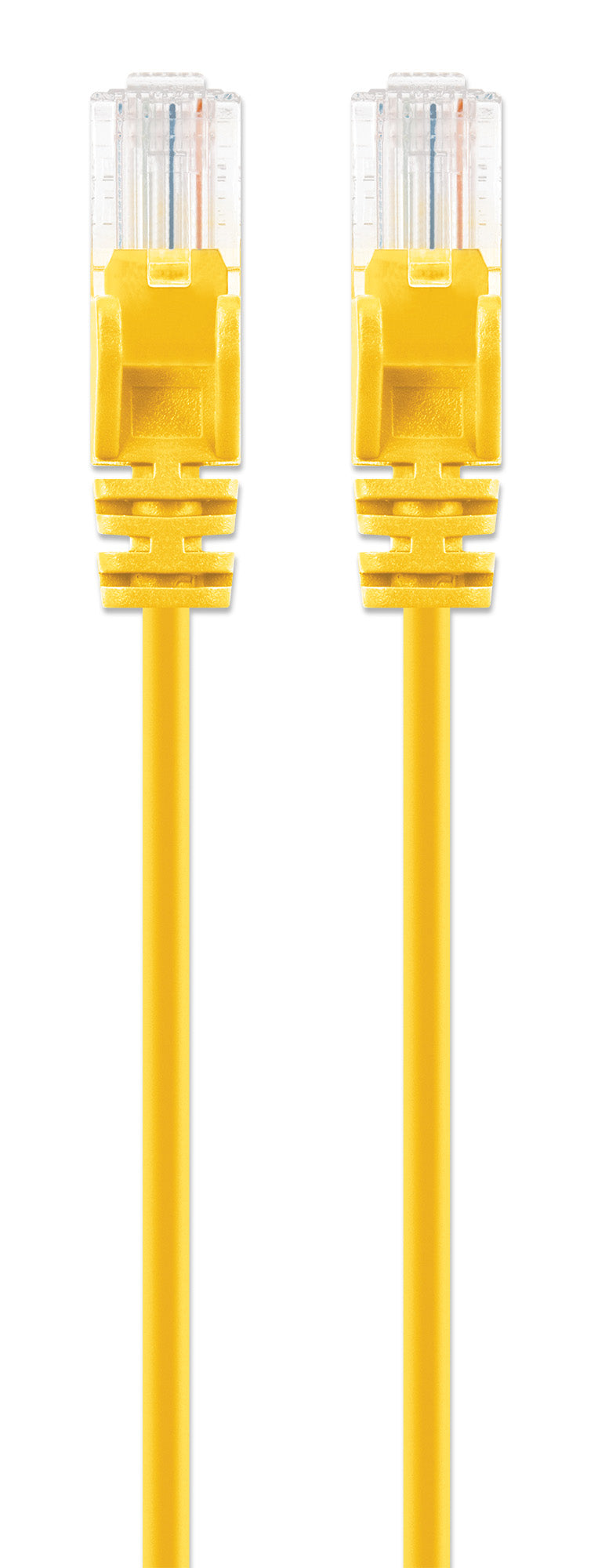 Cat6 U/UTP Slim Network Patch Cable, 0.5 ft., Yellow Image 4