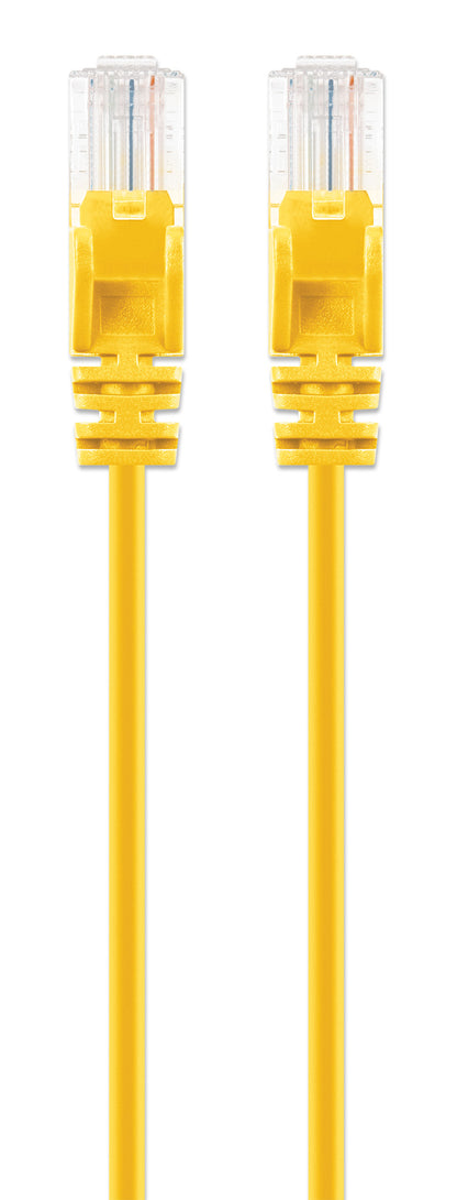 Cat6 U/UTP Slim Network Patch Cable, 0.5 ft., Yellow Image 4