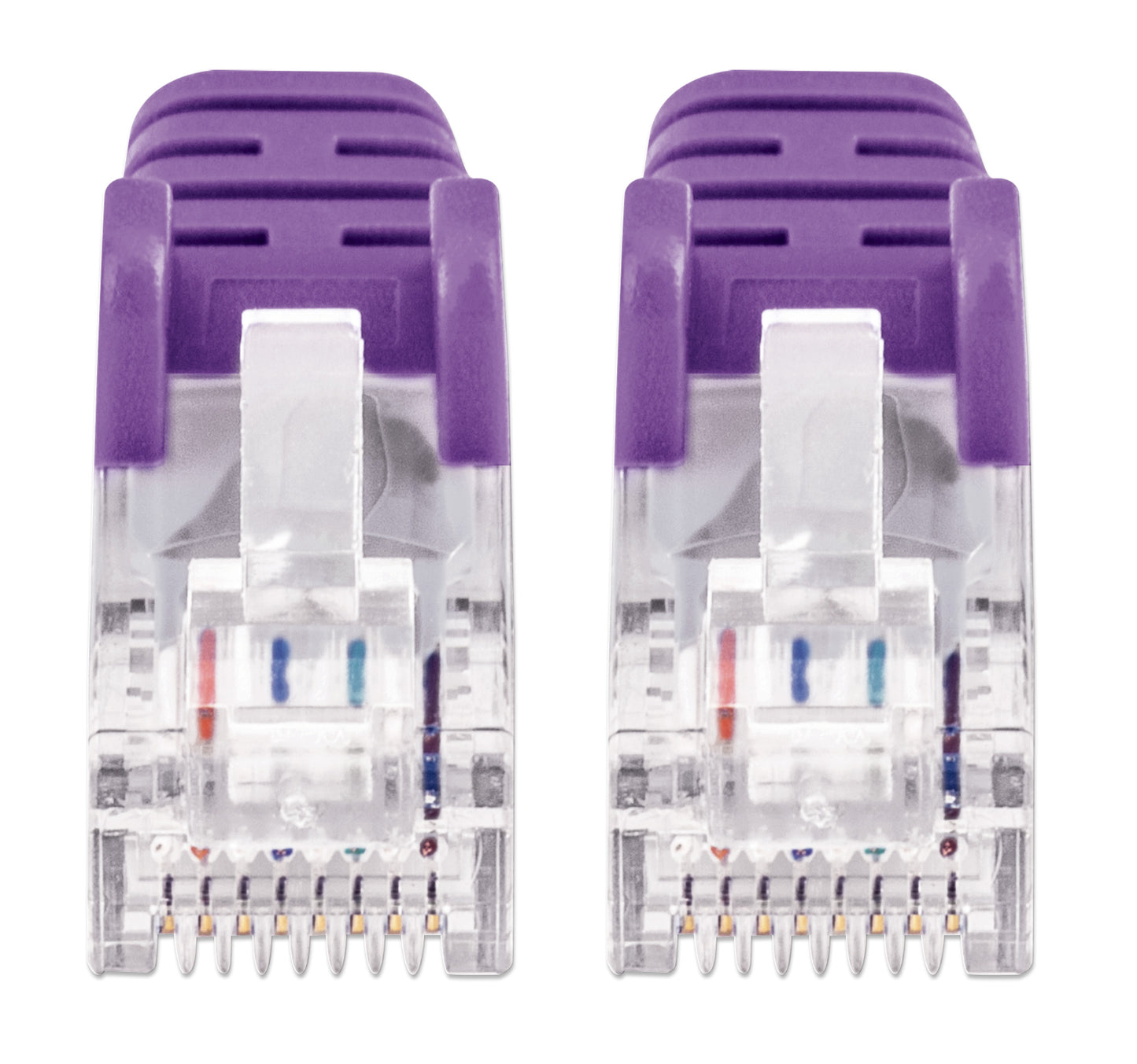 Cat6 U/UTP Slim Network Patch Cable, 0.5 ft., Purple Image 3