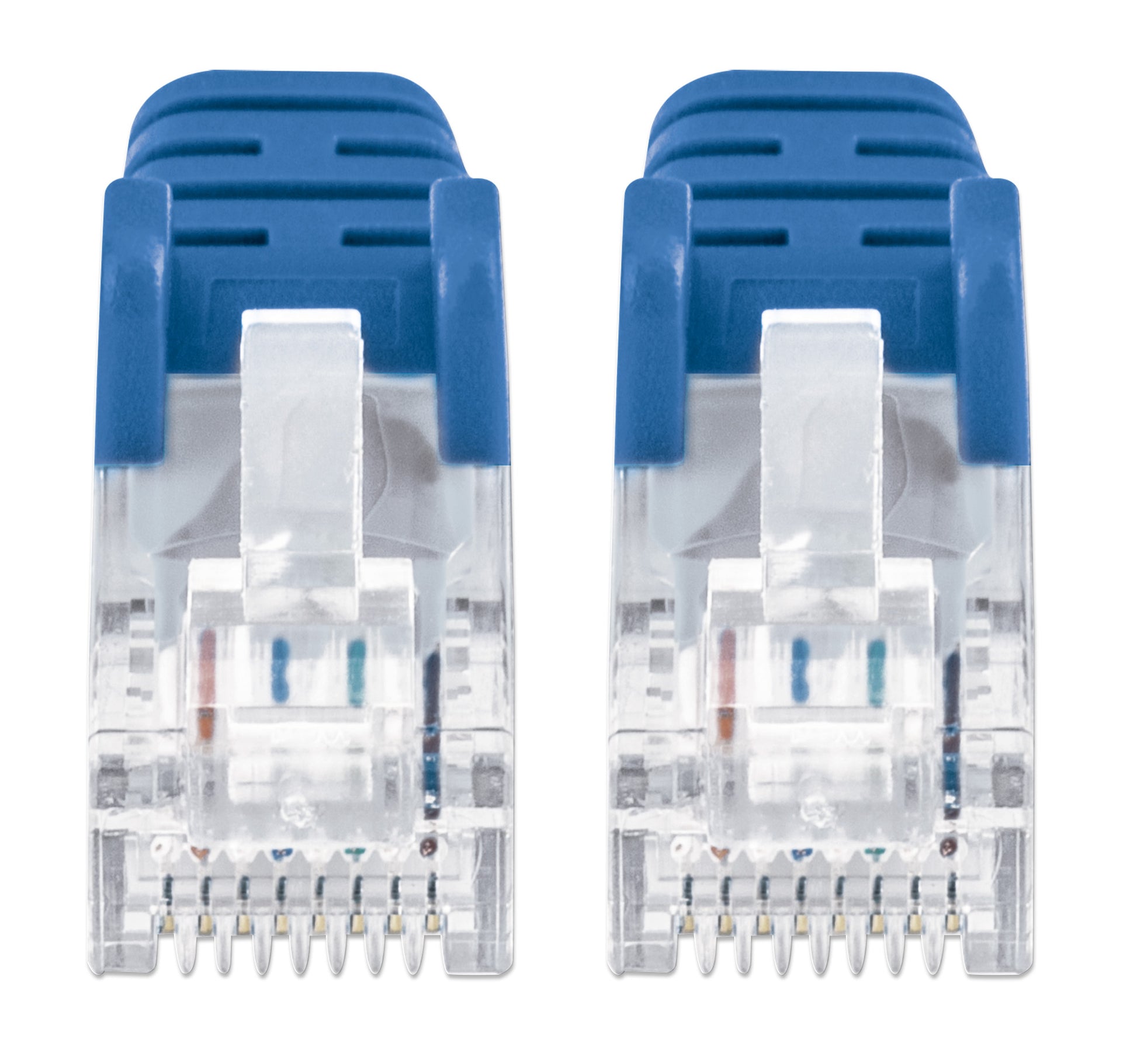 Cat6a U/UTP Slim Network Patch Cable, 0.5 ft., Blue Image 5