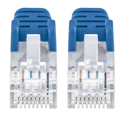 Cat6a U/UTP Slim Network Patch Cable, 0.5 ft., Blue Image 5