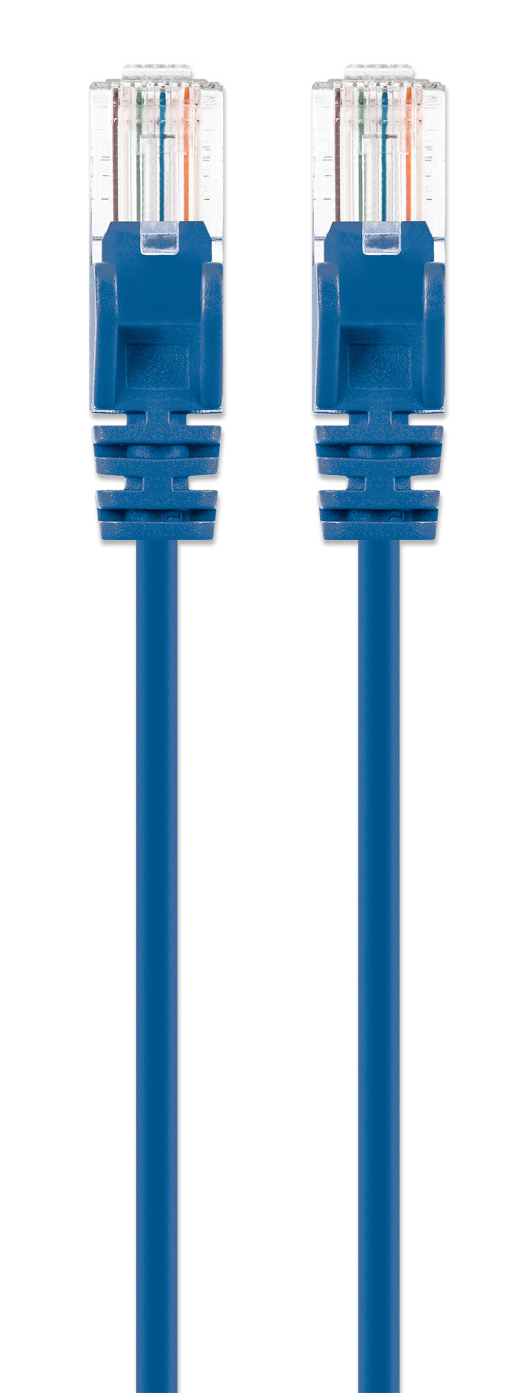 Cat6a U/UTP Slim Network Patch Cable, 0.5 ft., Blue Image 8