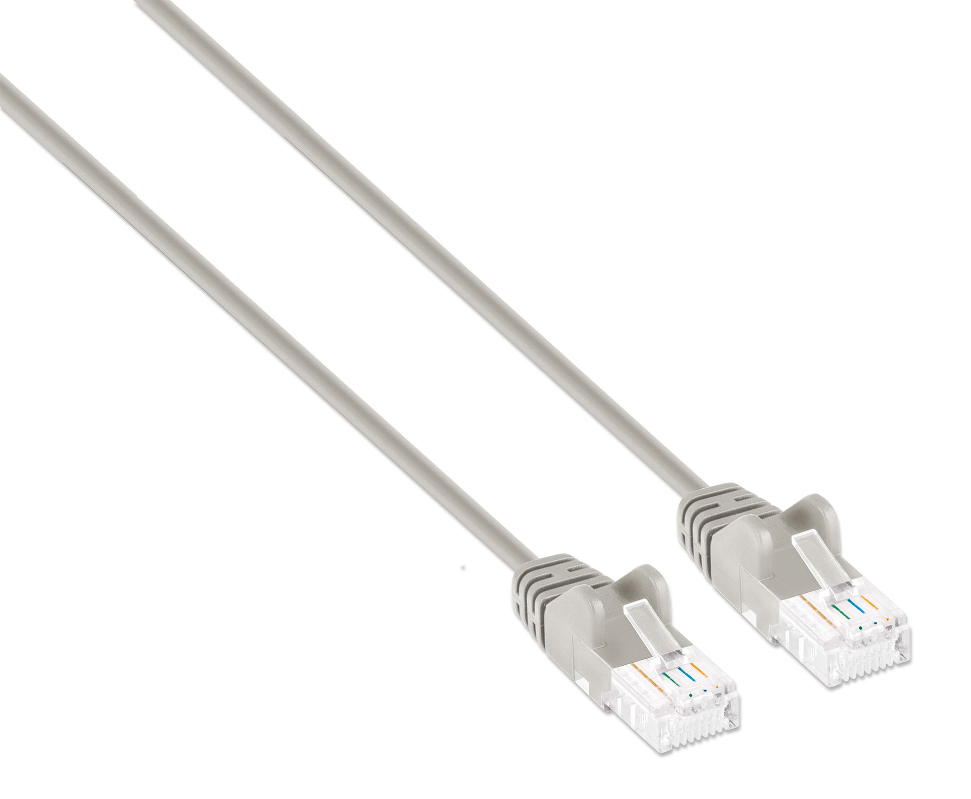 Cat6a U/UTP Slim Network Patch Cable, 0.5 ft., Gray Image 2
