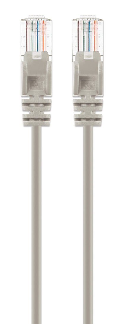 Cat6a U/UTP Slim Network Patch Cable, 0.5 ft., Gray Image 4