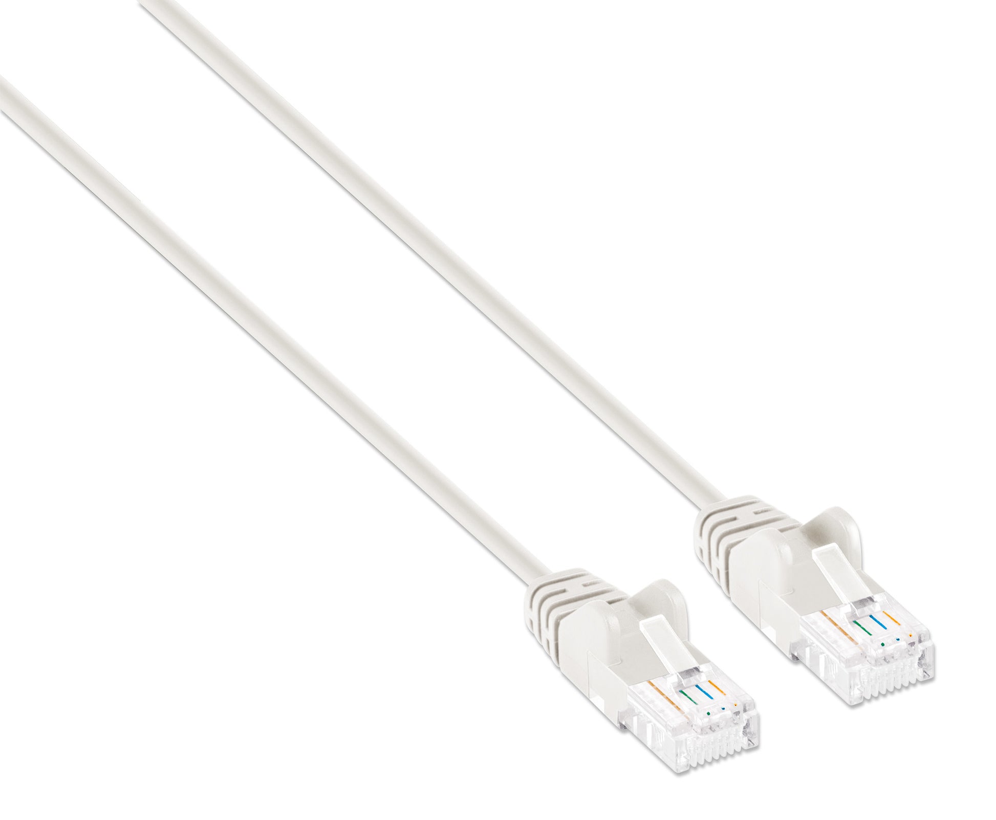 Cat6a U/UTP Slim Network Patch Cable, 0.5 ft., White Image 2