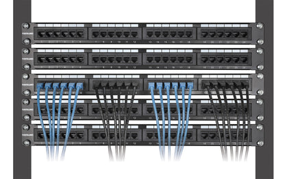 Cat6 U/UTP Premium Network Patch Cable, 0.25 m (0.8 ft.), Black, 10-Pack Image 6