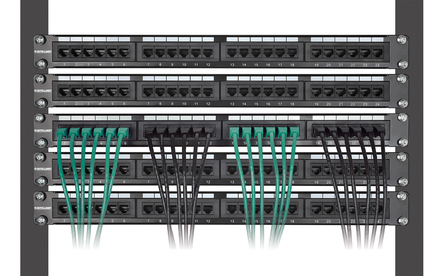Cat6 U/UTP Premium Network Patch Cable, 0.15 m (0.5 ft.), Green, 10-Pack Image 6