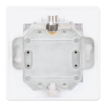 2-Port Cat6a 10G Shielded RJ45 Wall Plate Image 5