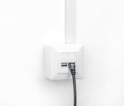 2-Port Cat6a 10G Shielded RJ45 Wall Plate Image 9