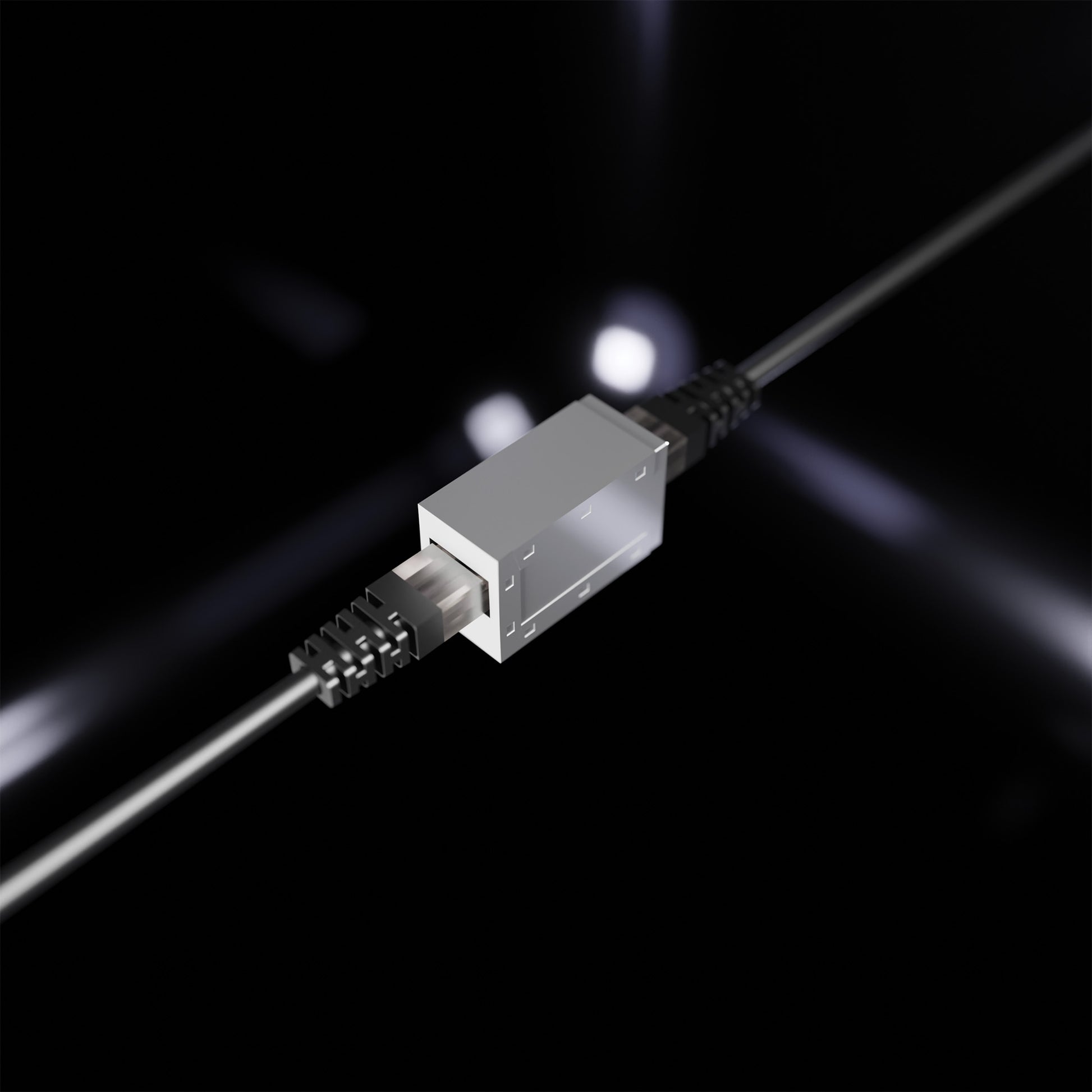 Cat6a 10G Shielded Modular RJ45 Inline Coupler Image 7