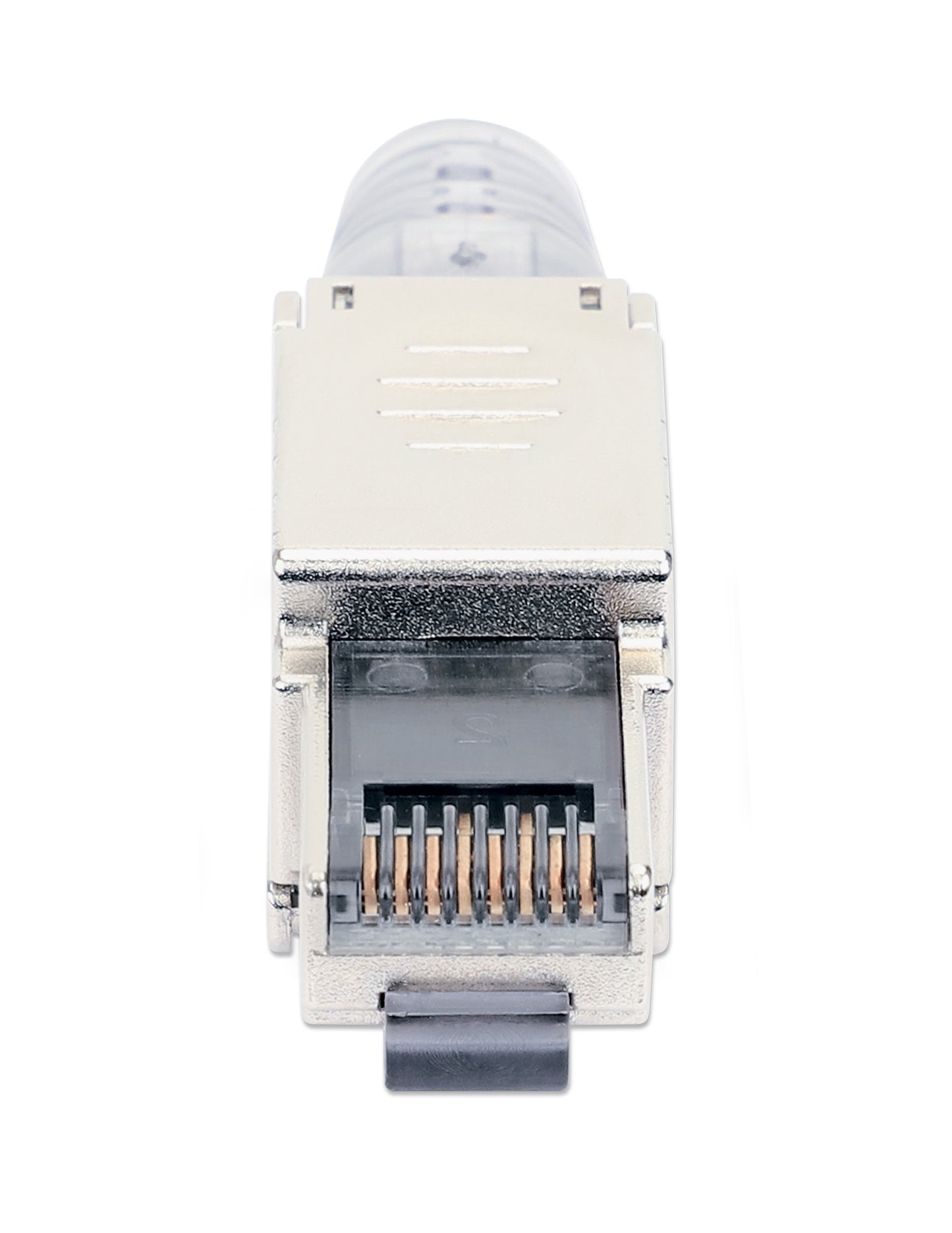 Cat8.1 40G Shielded Toolless RJ45 Modular Field Termination Plug with Pull-ring Release Image 4