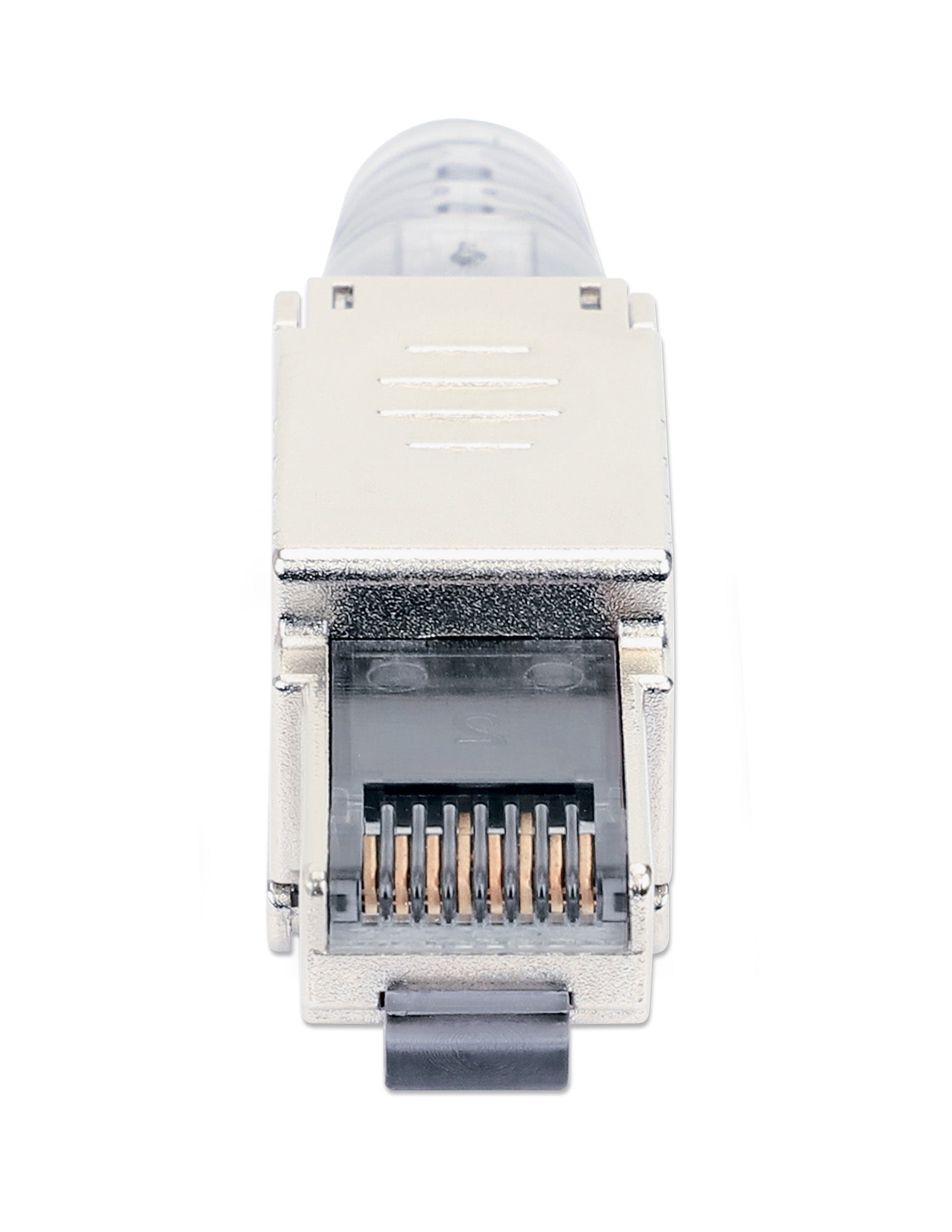 Cat8.1 40G Shielded Toolless RJ45 Modular Field Termination Plug with Pull-ring Release Image 4