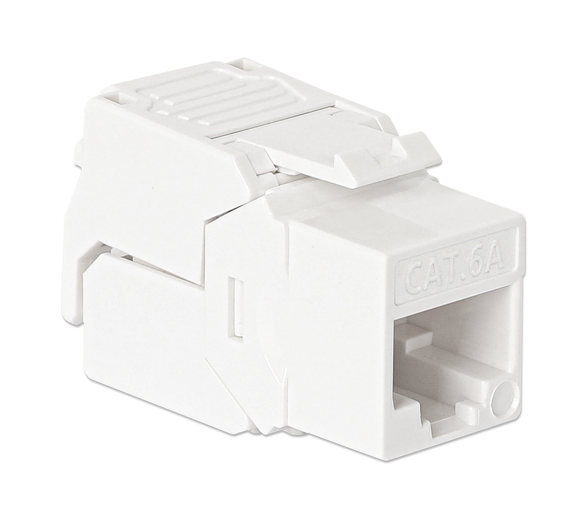 Cat6a 10G Toolless Keystone Jack Image 2