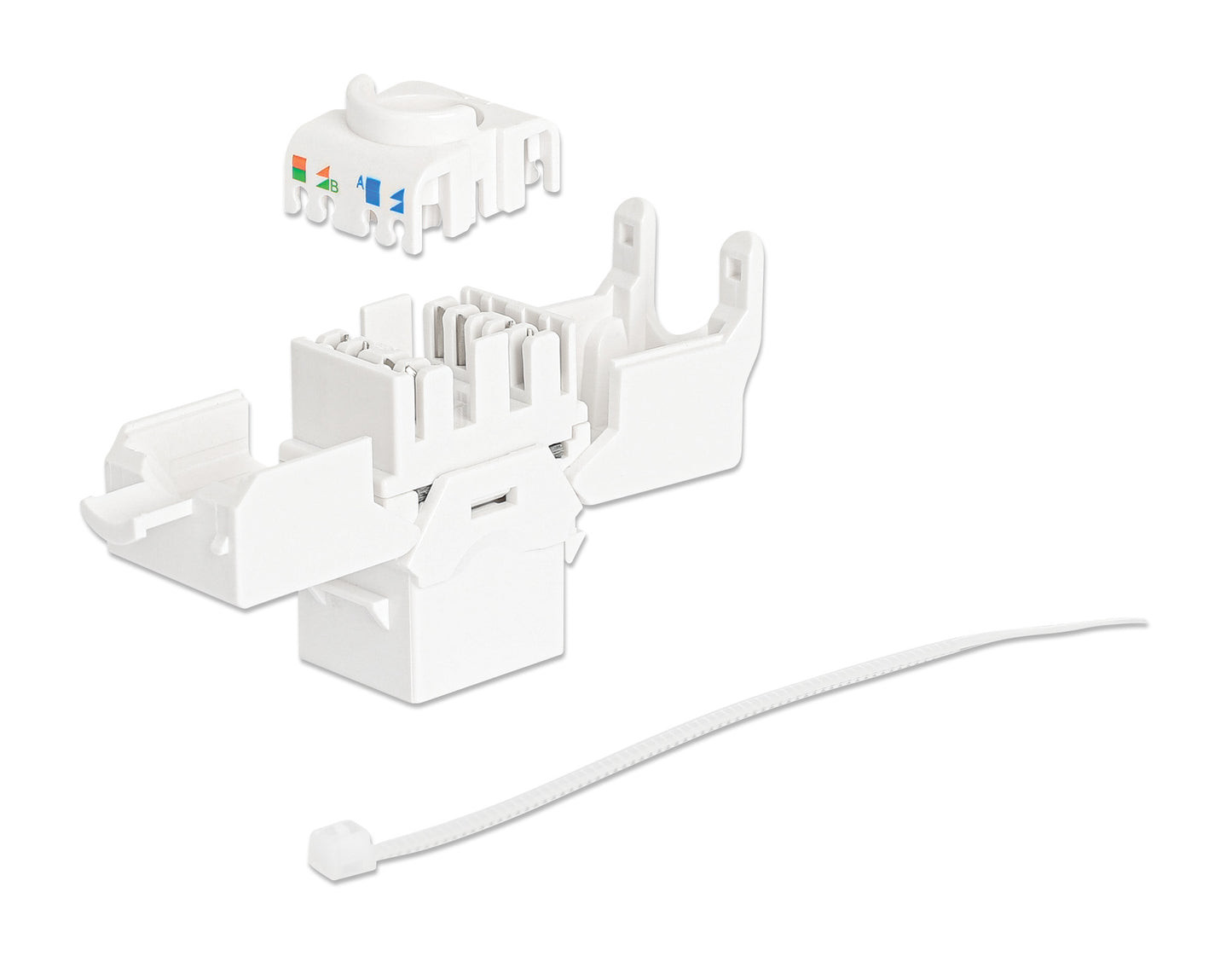 Cat6a 10G Toolless Keystone Jack Image 5