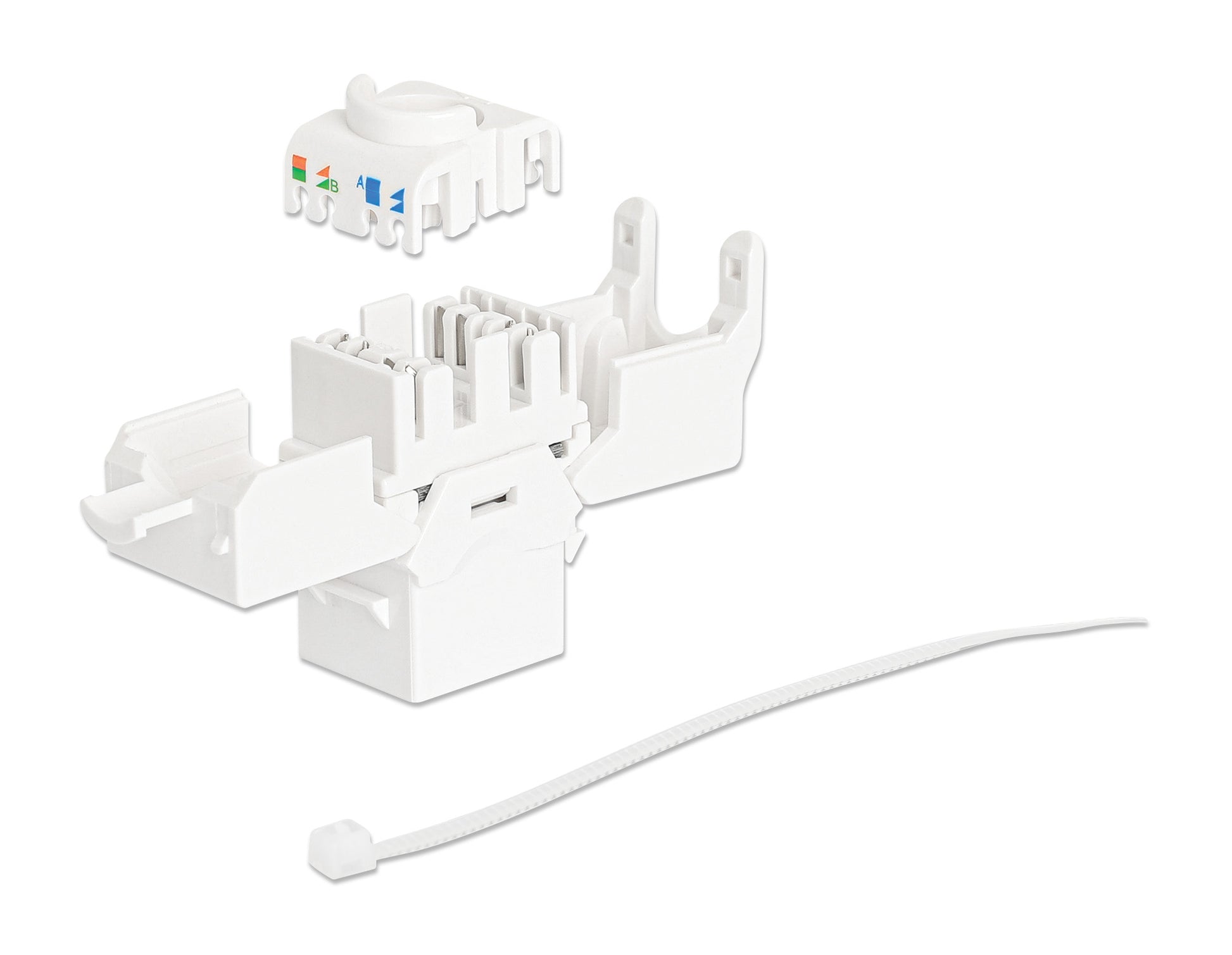 Cat6a 10G Toolless Keystone Jack Image 5