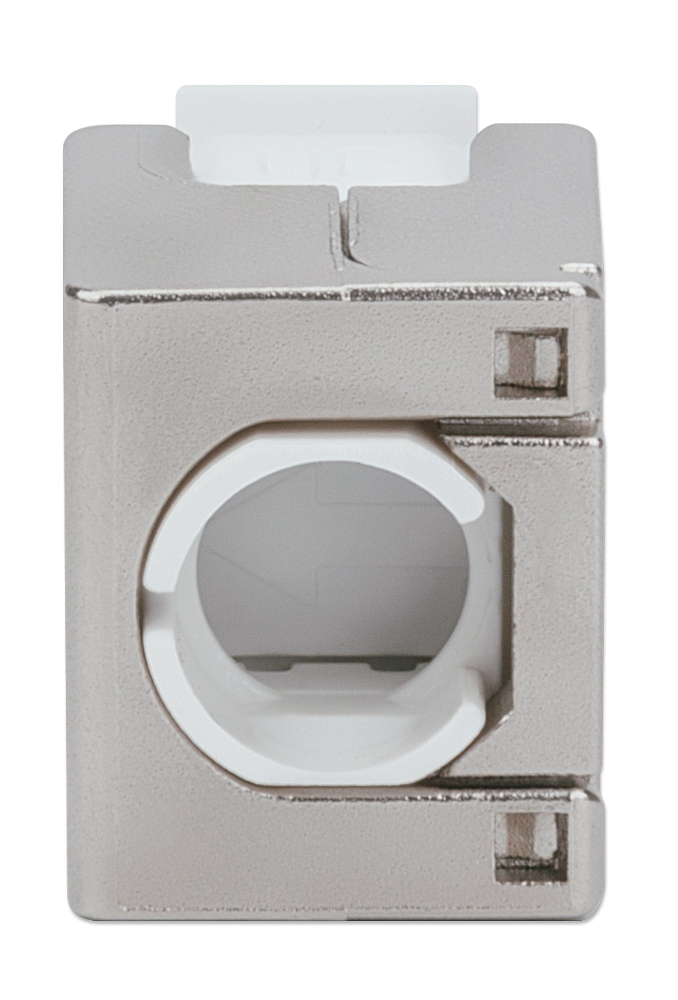 Cat6a 10G Shielded Toolless Keystone Jack, Silver Image 4