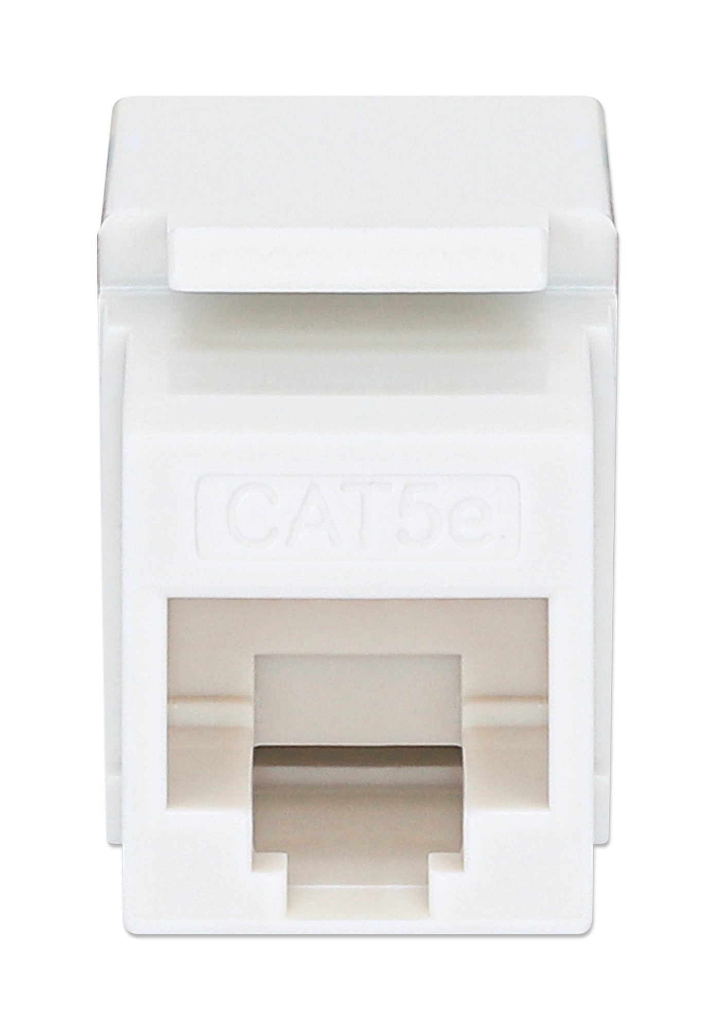 Cat5e Slim Punch-Down Keystone Jack, White Image 3