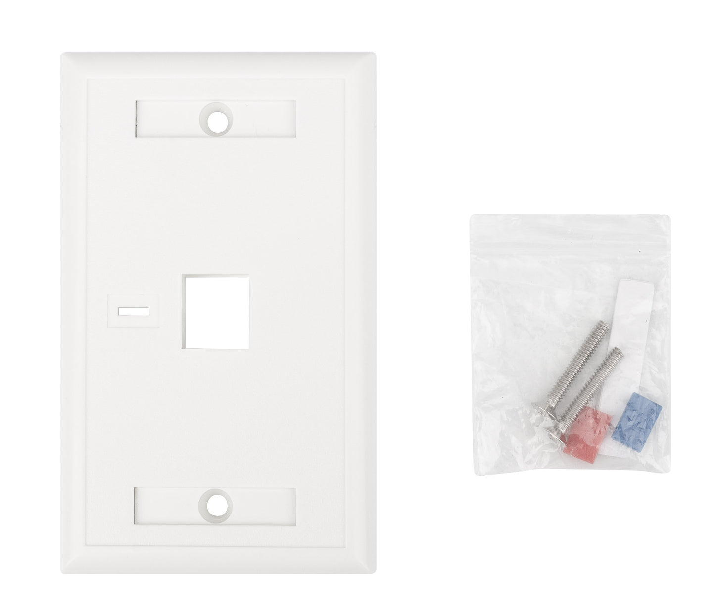 1-Outlet Keystone Wall Plate (Faceplate) Image 8