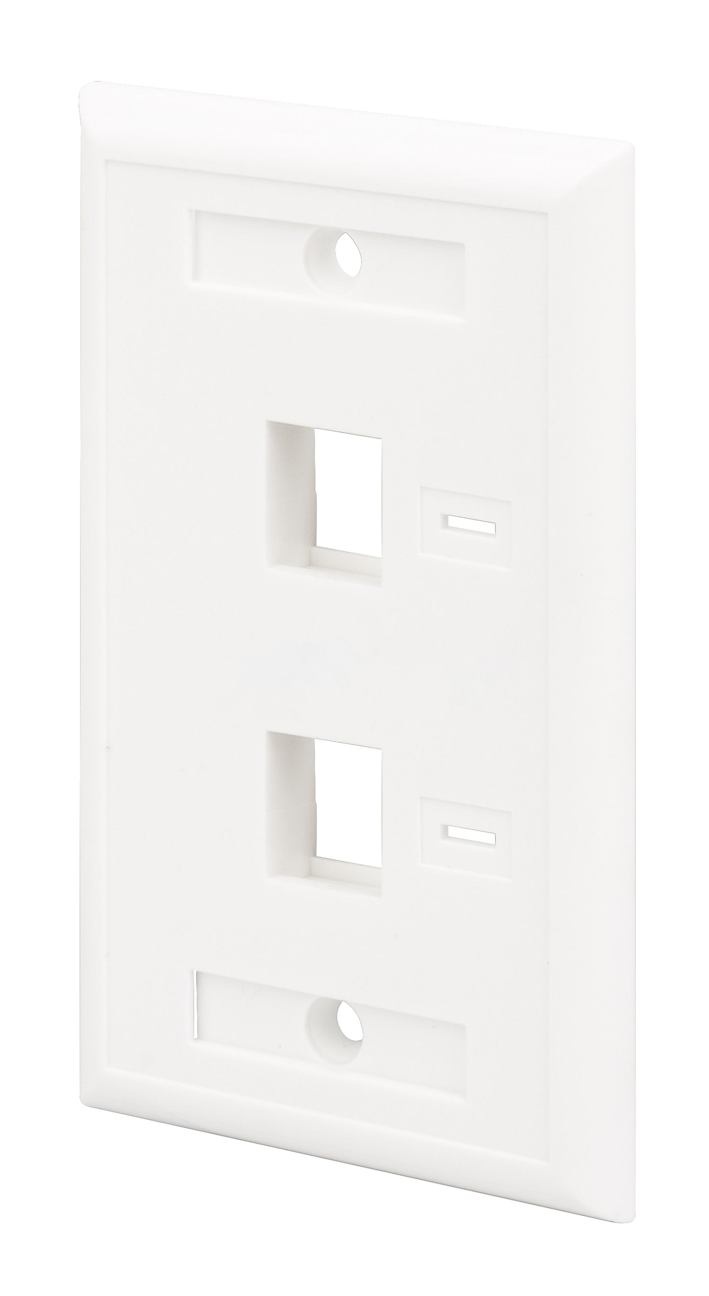 2-Outlet Keystone Wall Plate (Faceplate) Image 1