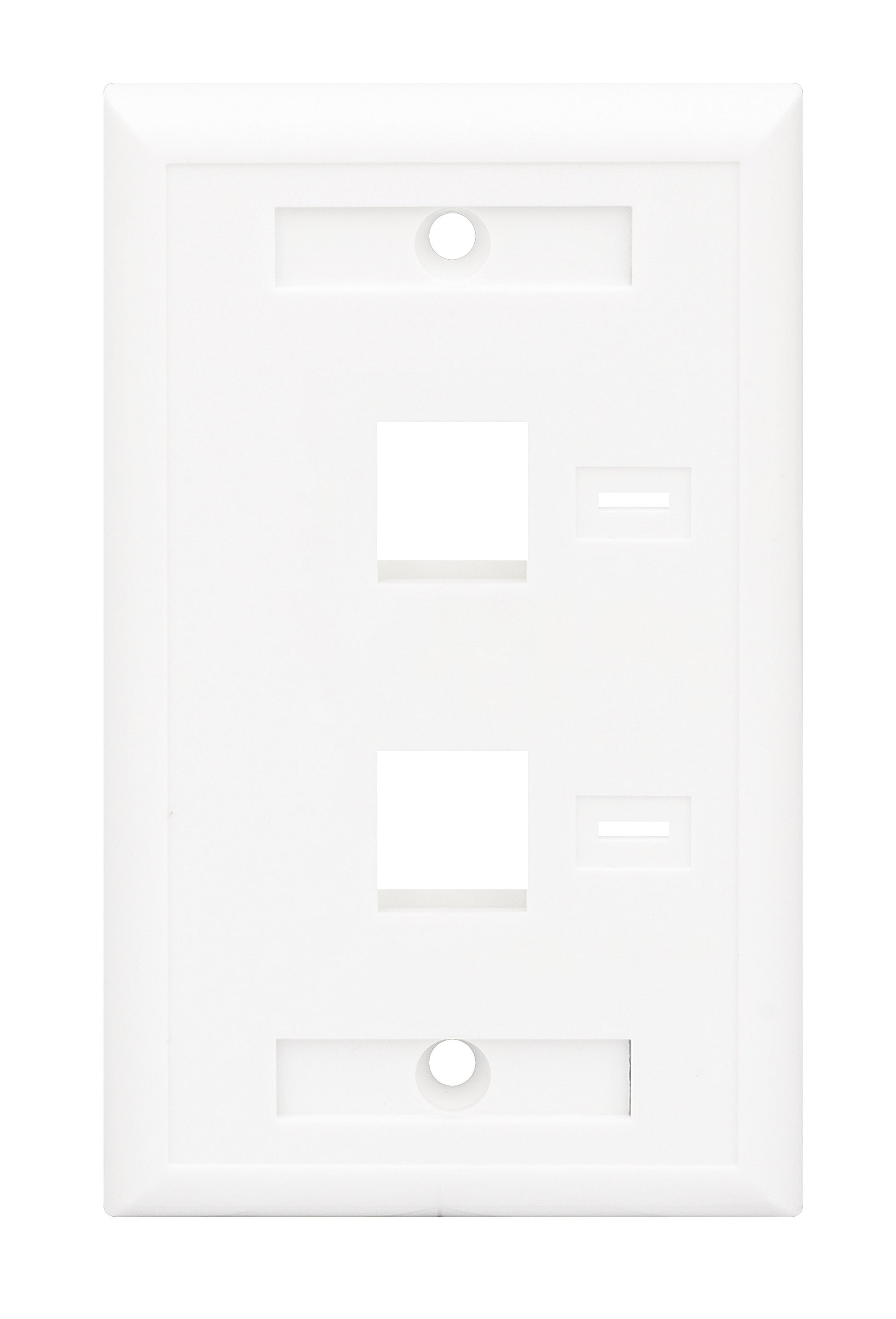 2-Outlet Keystone Wall Plate (Faceplate) Image 4