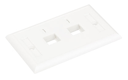 2-Outlet Keystone Wall Plate (Faceplate) Image 6