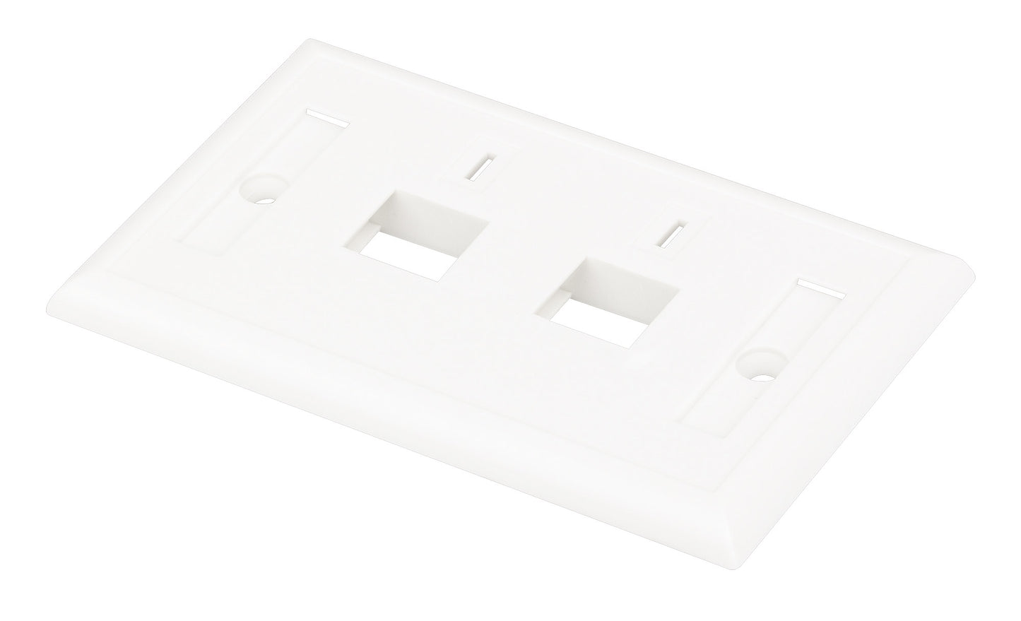 2-Outlet Keystone Wall Plate (Faceplate) Image 7