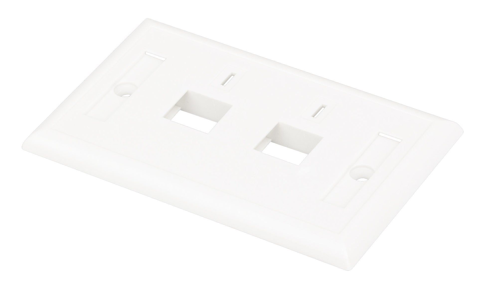 2-Outlet Keystone Wall Plate (Faceplate) Image 7