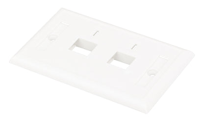 2-Outlet Keystone Wall Plate (Faceplate) Image 7