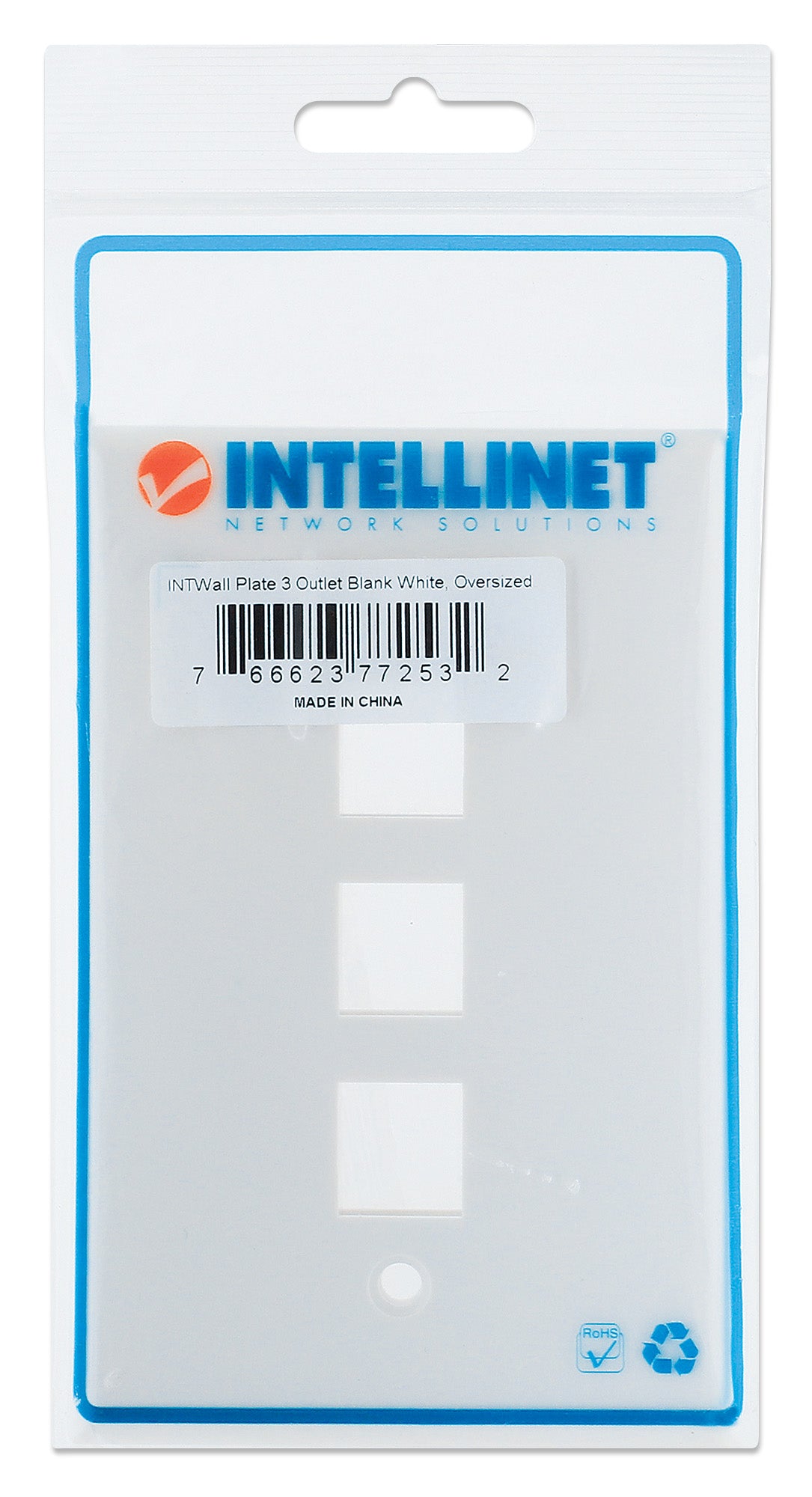 3-Outlet Oversized Keystone Wall Plate Packaging Image 2