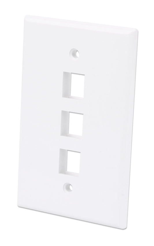 3-Outlet Oversized Keystone Wall Plate Image 1