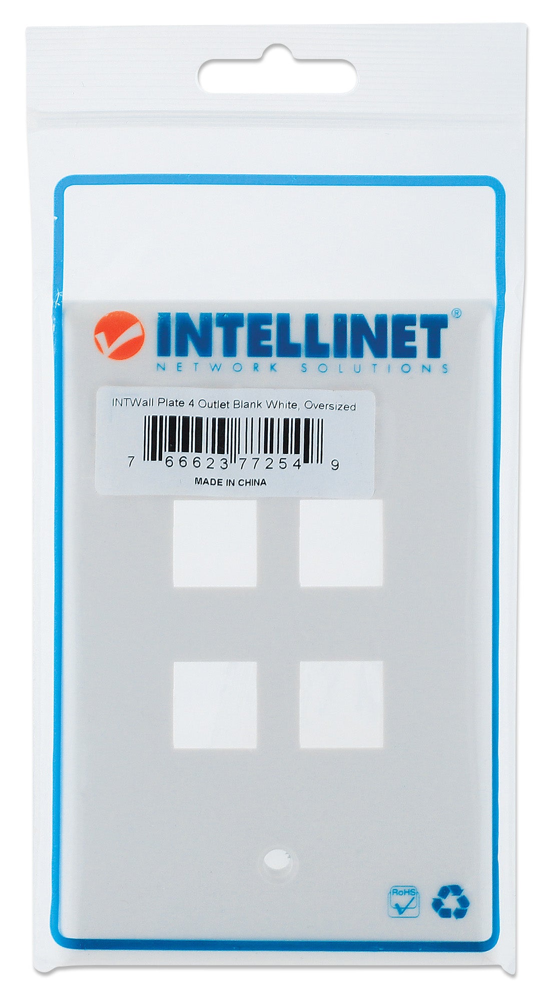 4-Outlet Oversized Keystone Wall Plate Packaging Image 2